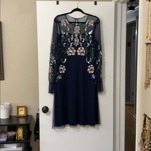 Frock and Frill Embellished Midi Dress